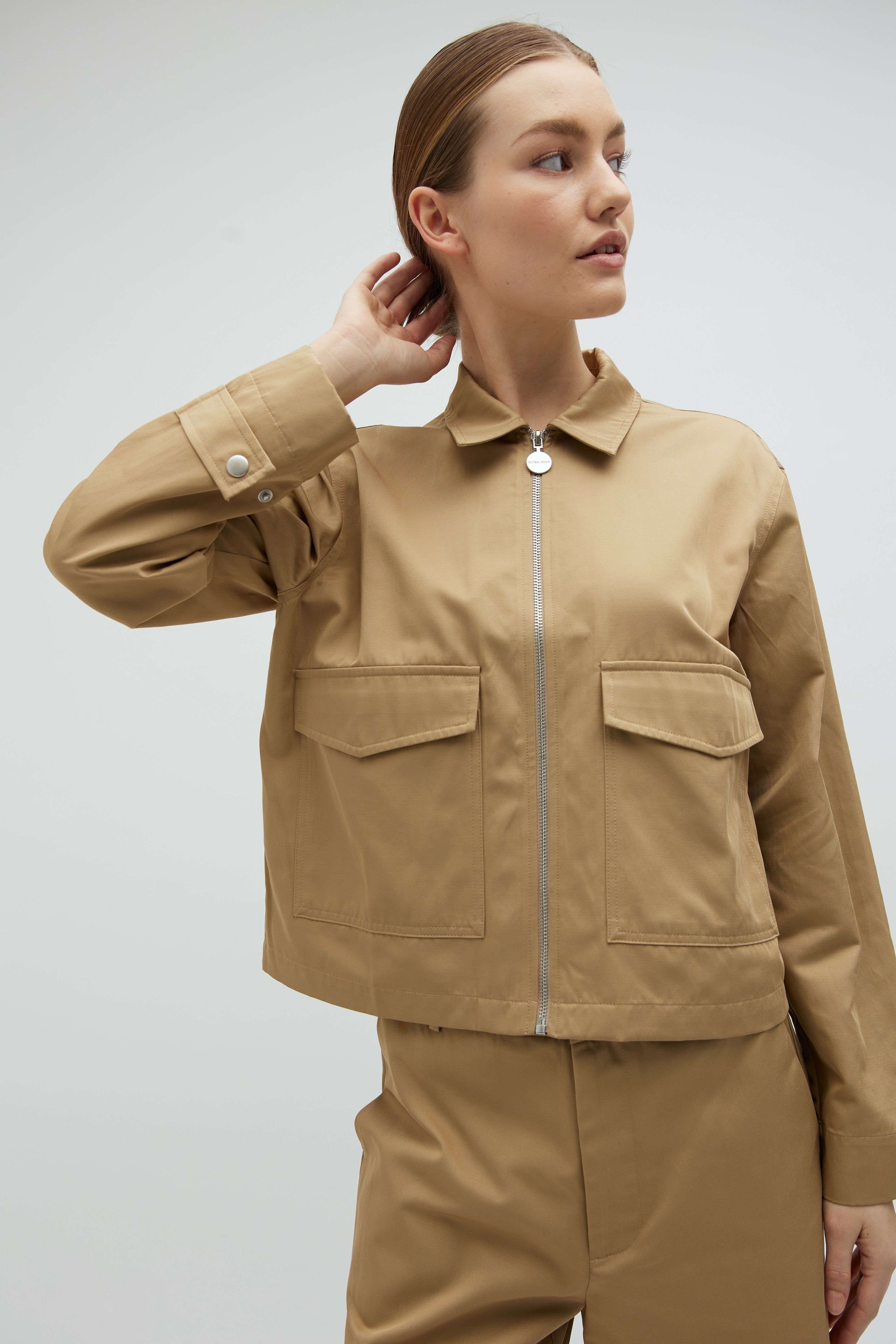 Konelia-G jakke - 614 Camel Fudge